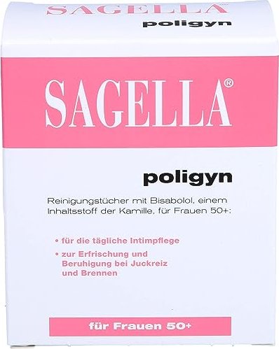 Sagella poligyn Intim Reinigungstücher, 10 Stück
