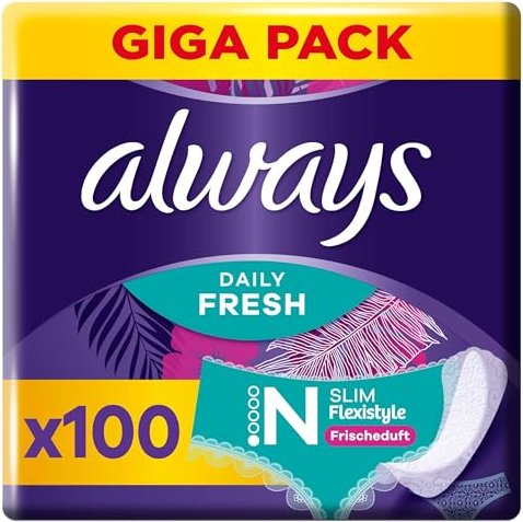 Always Dailies Flexistyle slim fresh scent, 100 Stück