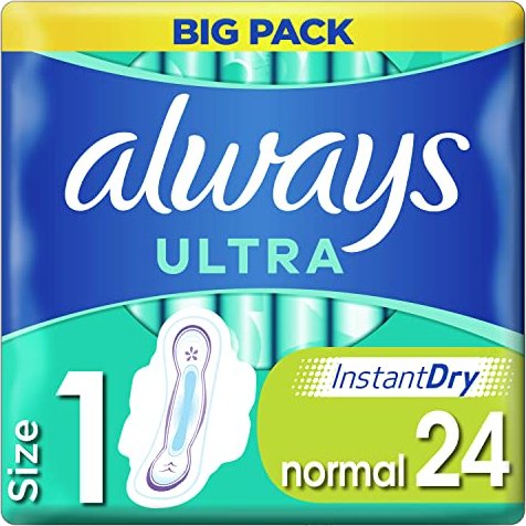 Always Ultra Normal mit Flügel (Größe 1), 24 Stück