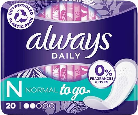 Always Dailies Singles to go, 20 Stück