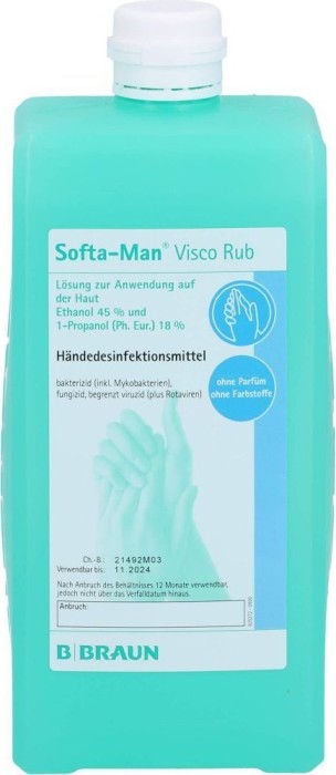 B.Braun Softa Man ViscoRub hand sanitiser, 1000ml