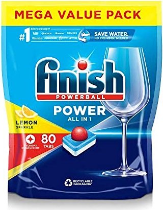 Finish Powerball All in 1 Tabs, 80 Stück