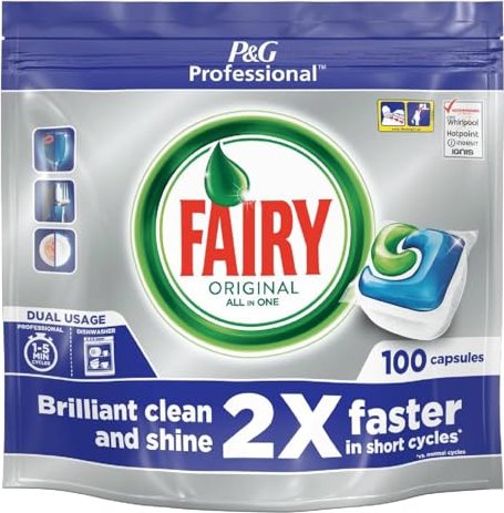 Fairy Original All-In-One Tabs, 100 pieces