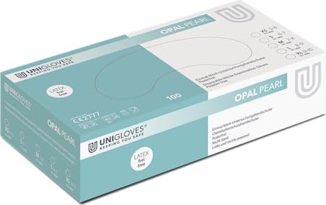 Unigloves Opal Pearl Einweghandschuhe XS, 100 Stück (4101)