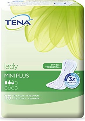 Tena Lady Mini Plus Hygieneeinlage, 16 Stück