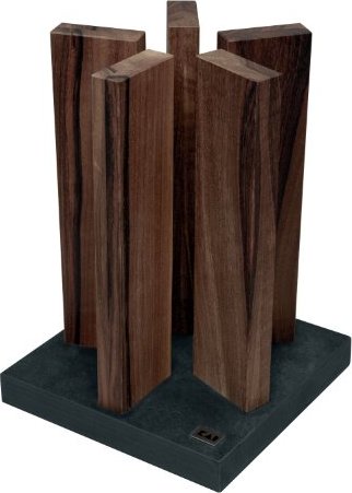 KAI Stonehenge knife block walnut unequipped (STH-4)