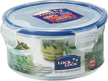 Lock & Lock PP Classic HPL933 600ml circular storage basin