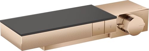Hansgrohe AXOR Edge thermostat-shower tap for 2 outlets diamond cut polished red gold (46241300)