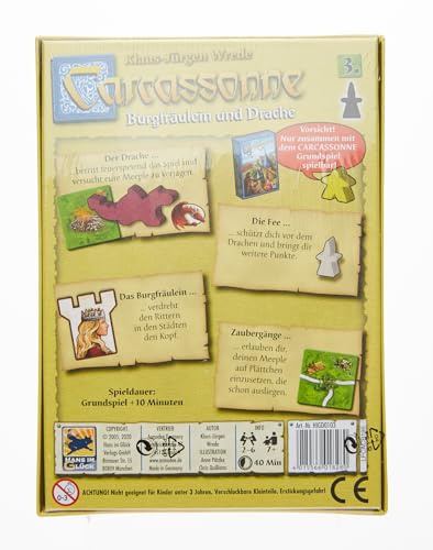Carcassonne - Burgfräulein und Drache (3. extension)