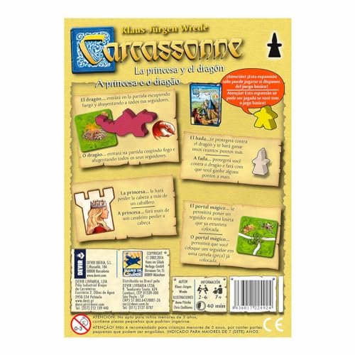 Carcassonne - Burgfräulein und Drache (3. extension)