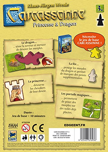 Carcassonne - Burgfräulein und Drache (3. extension)