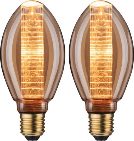 Paulmann Inner Glow Edition Ringmuster LED Birne E27 4W/818 gold, 2er-Pack (5073)