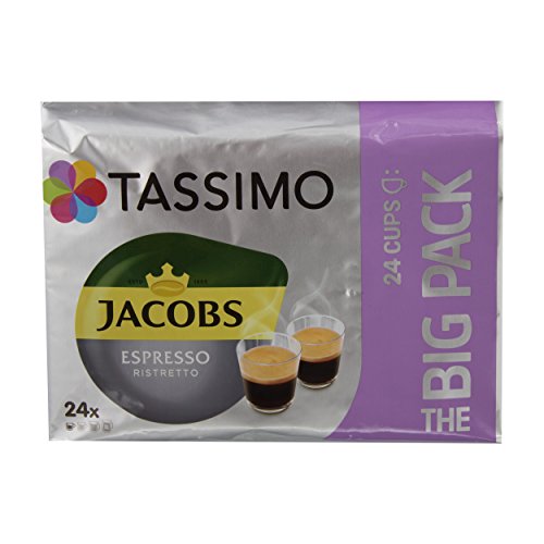 Tassimo T-Disc Jacobs Espresso Ristretto Kaffeekapseln, 48er-Pack (3x 16 Stück)