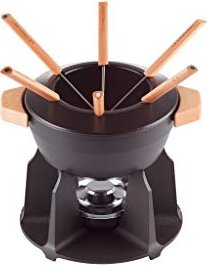 Le Creuset cast iron fondue set black (60612000000460)