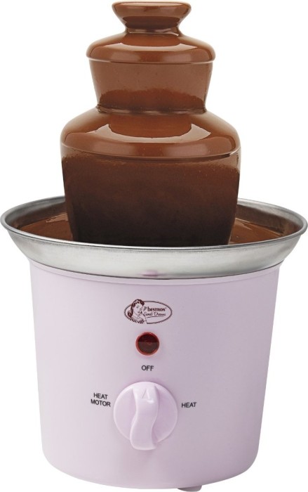 Bestron ACF300P chocolate fountain pink