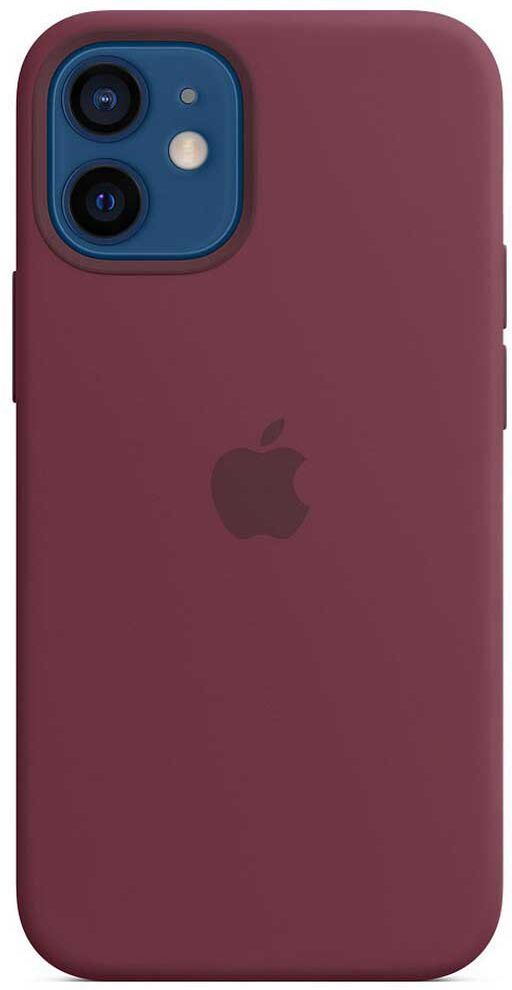 Apple iPhone 12 mini Silicone Case with MagSafe Plum (MHKQ3ZM/A)