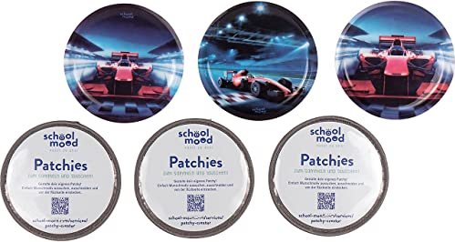 School-Mood Patchie set Formula One 6-piece. (6502-113)