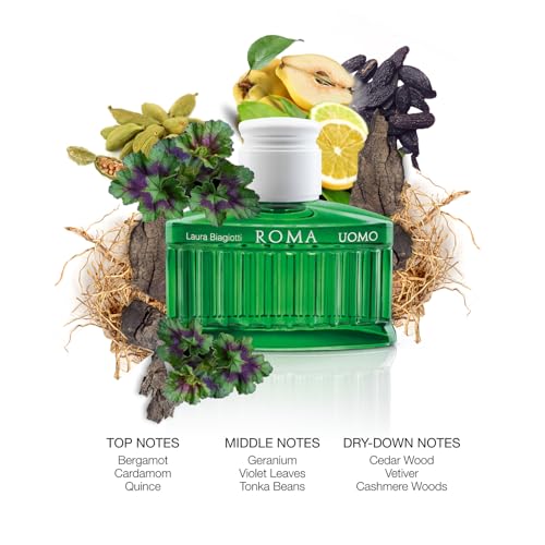 Laura Biagiotti Roma Uomo Green Swing Eau de Toilette, 125ml