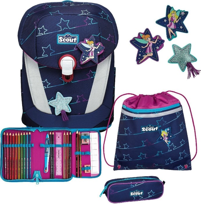 Scout Sunny II Blue Star School Bags set 4-piece. (73450725100)