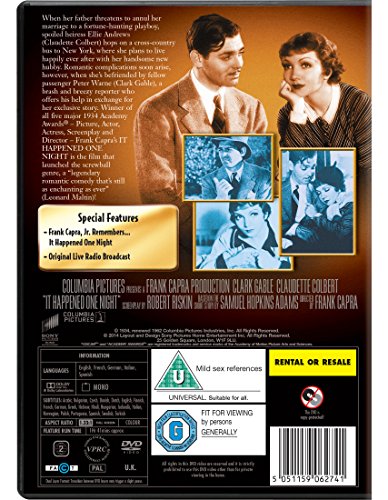 Es geschah in einer Nacht - SZ Cinemathek Screwball Comedy