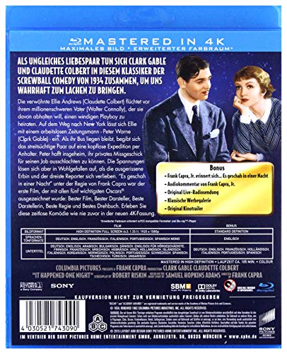 Es geschah in einer Nacht - SZ Cinemathek Screwball Comedy