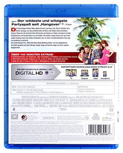 Mike and Dave need Wedding Dates (Blu-ray)