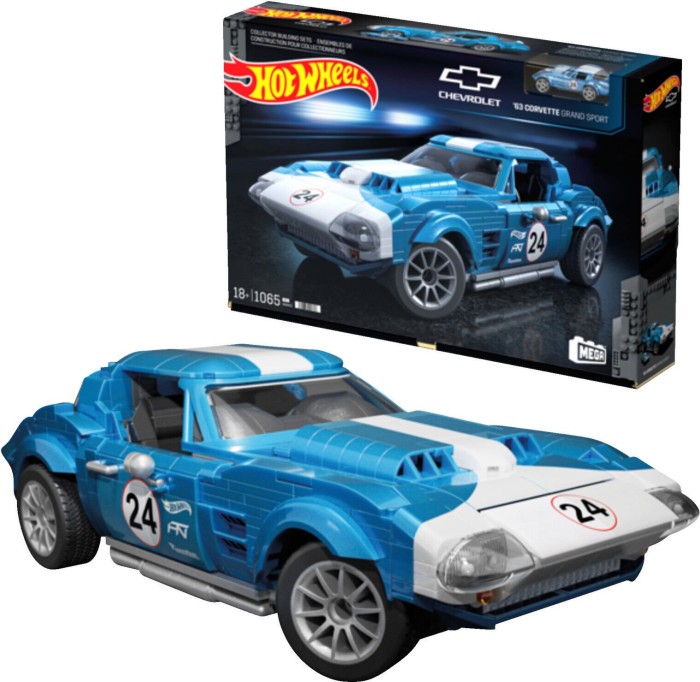 Mattel Mega Bloks Hot Wheels '63 Corvette Grand Sport (HWW23)