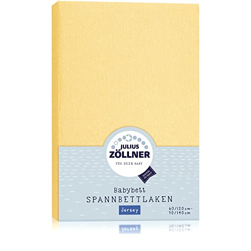 Julius Zöllner fitted sheet 70x140cm for cot Jersey banana (8320147200)