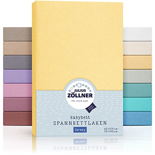 Julius Zöllner fitted sheet 70x140cm for cot Jersey banana (8320147200)