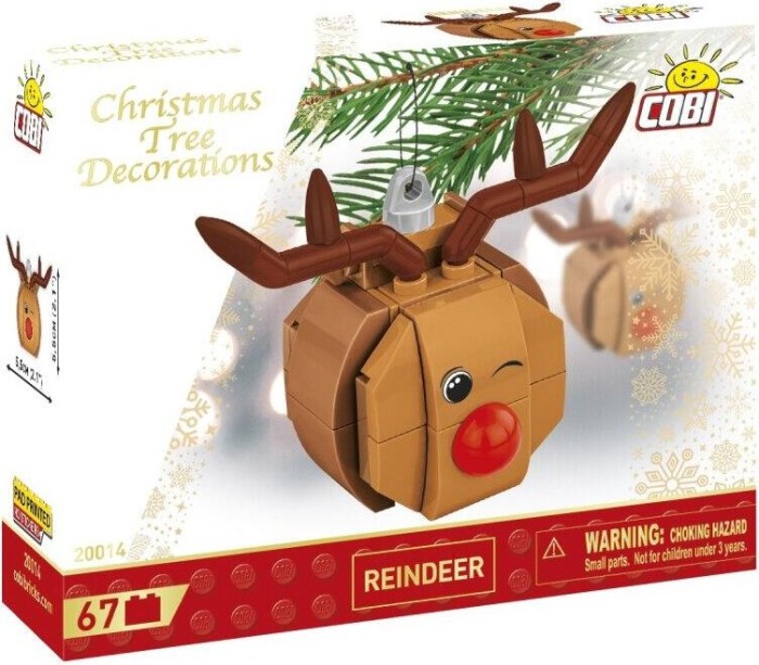 Cobi Weihnachts-Sets - Rentier mit der roten Nase (20014)