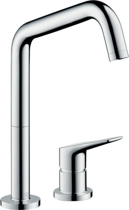 Hansgrohe AXOR Citterio M 2 holes 240 with swivel spout brushed black chrome (34820340)