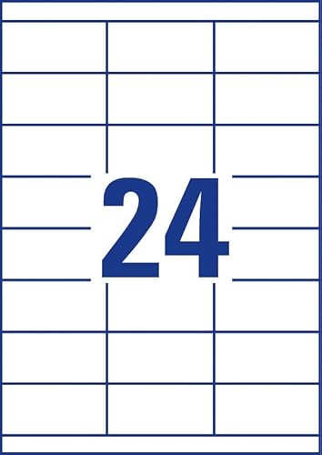 Avery-Zweckform Etiketten, 70x33.8mm, weiß, 100 Blatt (3664)