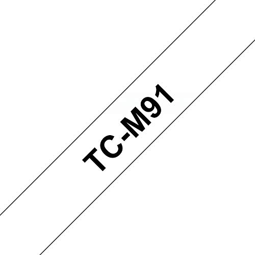 Brother TC-M91 Beschriftungsband, 9mm, schwarz/transparent (TCM91)