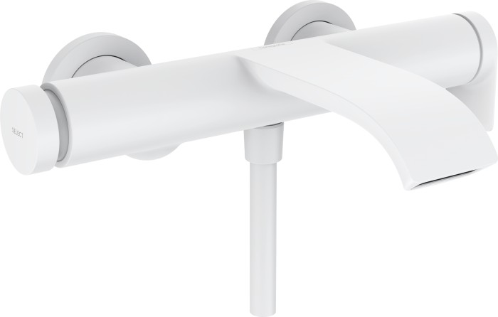 Hansgrohe Vivenis thermostatic bath mixer surface mounted matt white (75420700)