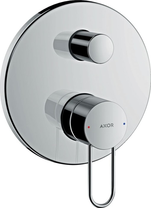 Hansgrohe AXOR Uno single lever manual bath mixer with bow-shaped handle brushed red gold (38426310)