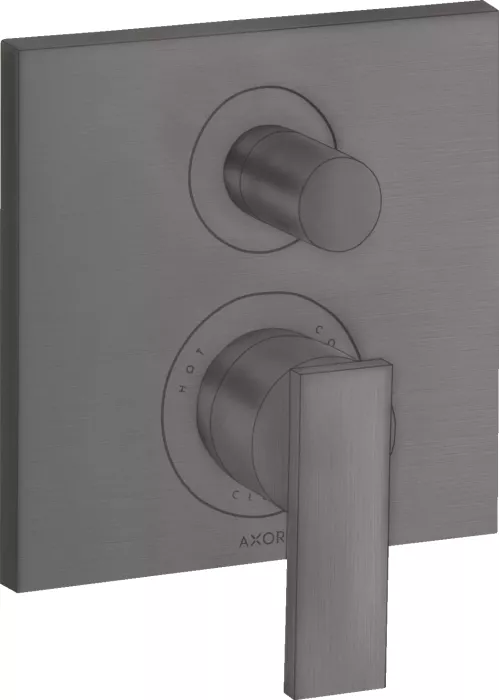 Hansgrohe AXOR Citterio single lever-bath mixer with integrated Sicherungskombination brushed black chrome (39457340)