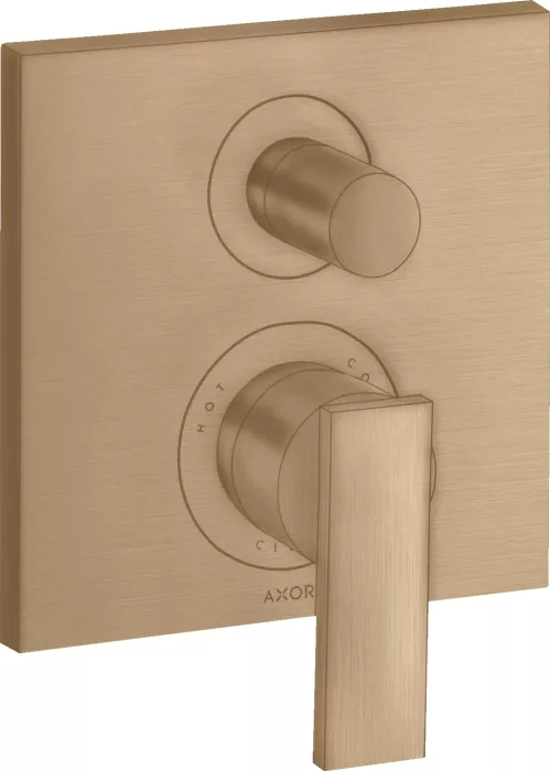 Hansgrohe AXOR Citterio single lever-bath mixer with integrated Sicherungskombination brushed bronze (39457140)