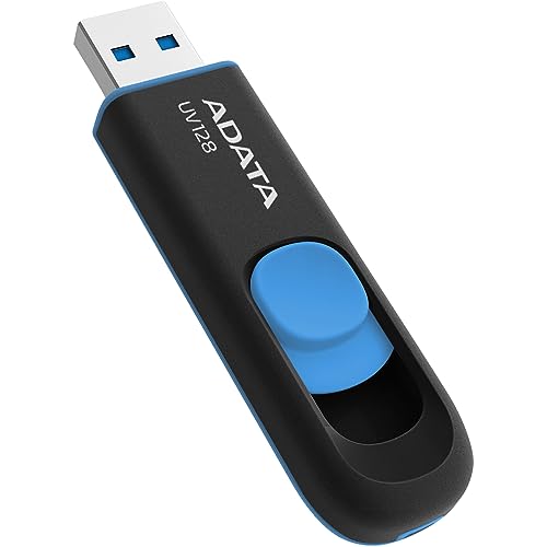 ADATA DashDrive UV128 blau 256GB, USB-A 3.0 (AUV128-256G-RBE)