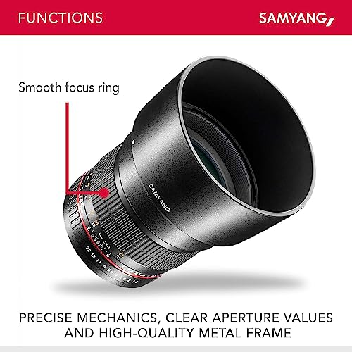 SAMYANG 85 mm f/1.4 IF Lens - for Canon