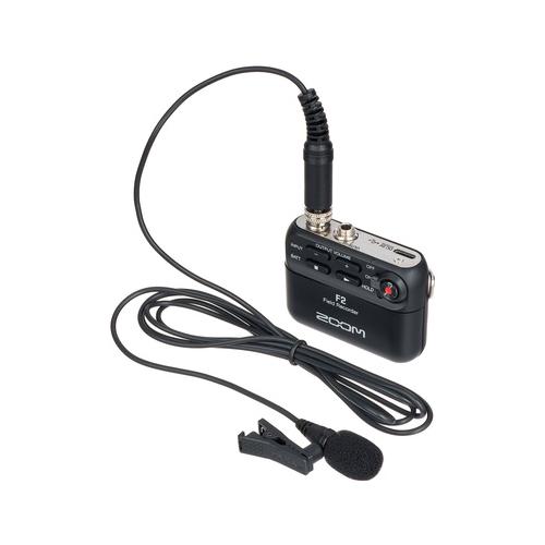 Zoom F2 Field Recorder and Lavalier Mic- Video~~Video Editing Hardware & Production Equipment