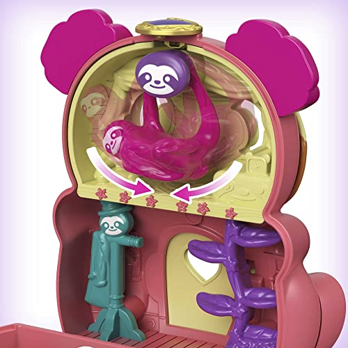 Mattel Polly Pocket Flip & Find Sloth Compact (GTM59)