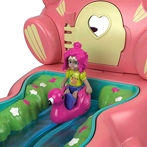 Mattel Polly Pocket Flip & Find Sloth Compact (GTM59)