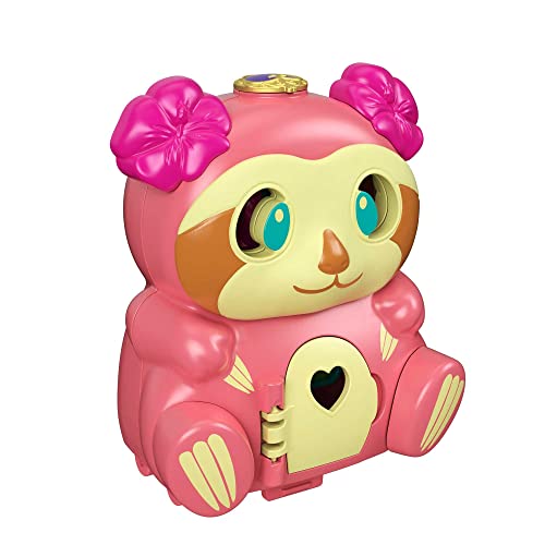 Mattel Polly Pocket Flip & Find Sloth Compact (GTM59)