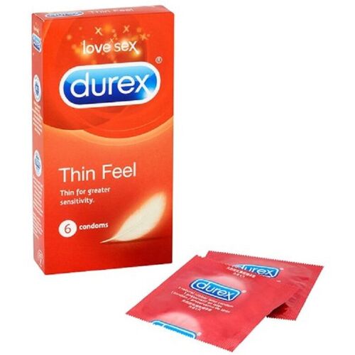Durex Thin Feel - 6 Condoms
