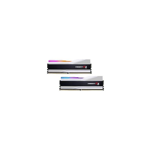 G.Skill Trident Z5 RGB silber DIMM Kit 32GB, DDR5-7200, CL34-45-45-115, on-die ECC (F5-7200J3445G16GX2-TZ5RS)