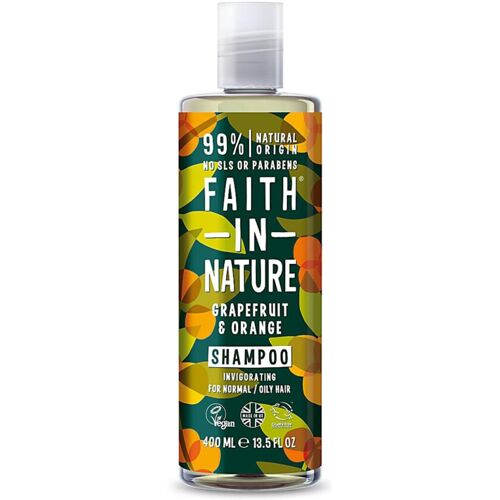 Faith in Nature Grapefruit & Orange Shampoo 400ml X 3 (Pack of 3)