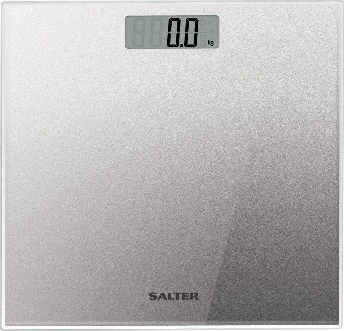 Salter 9037 SVGL3R digital personal scale silver (Glitzereffekt)