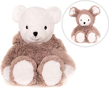 Habibi Family Premium Mouse-Bear "2in1" with velcro strap warm-up plush animals
