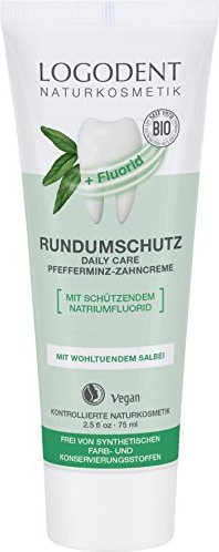Logona Logodent Rundumschutz Daily Care Pfefferminz Zahncreme, 75ml