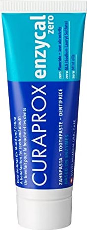 Curaden Curaprox enzycal zero fluoride Extra ohne Zahncreme, 75ml